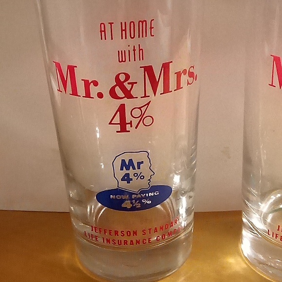 Vintage Jefferson standard glasses - Picture 2 of 2